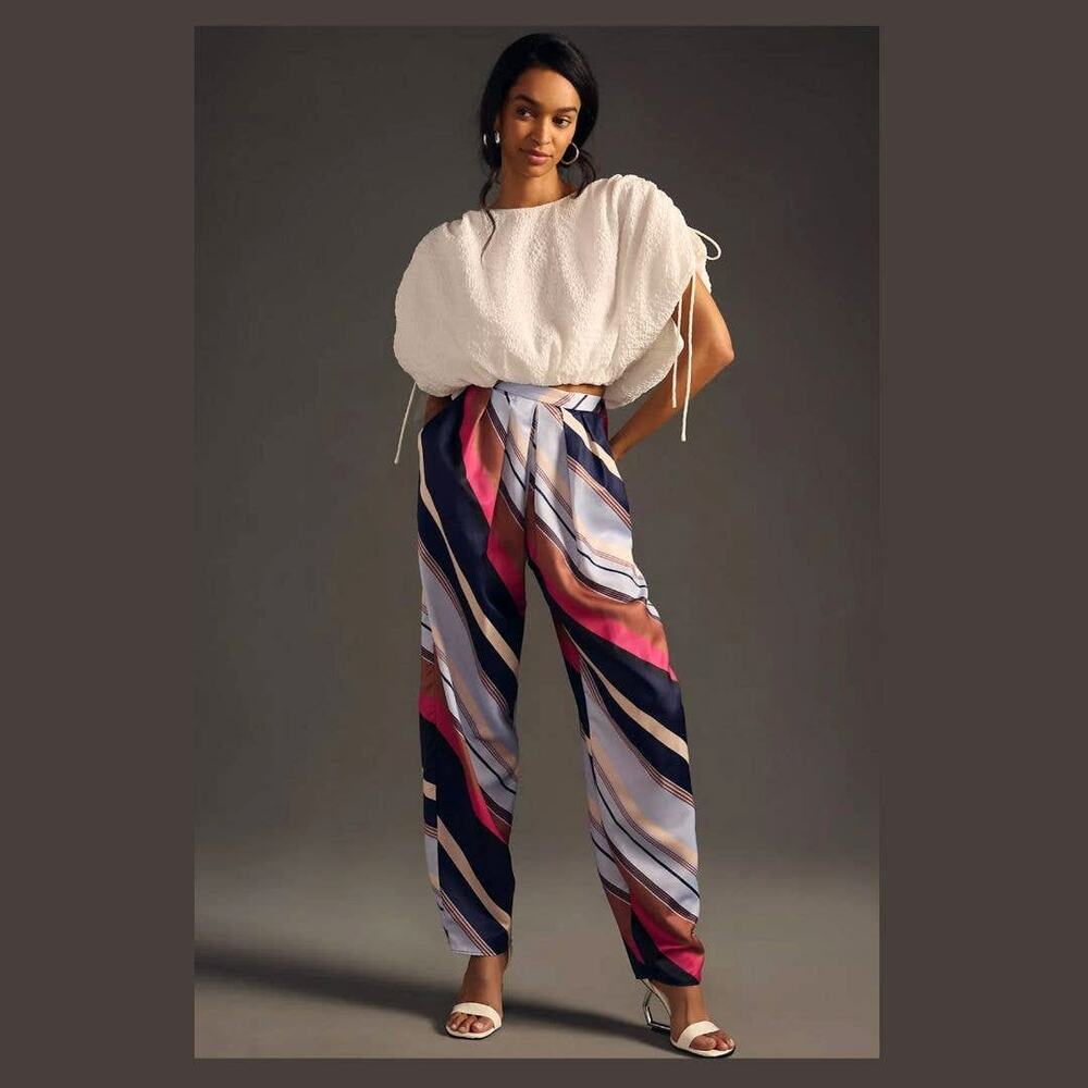 Anthropologie Silky Balloon Pants - New - Size 6